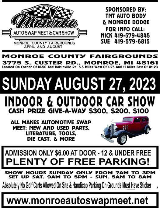 Monroe Auto Swap Meet & Car Show Cruis'n Media